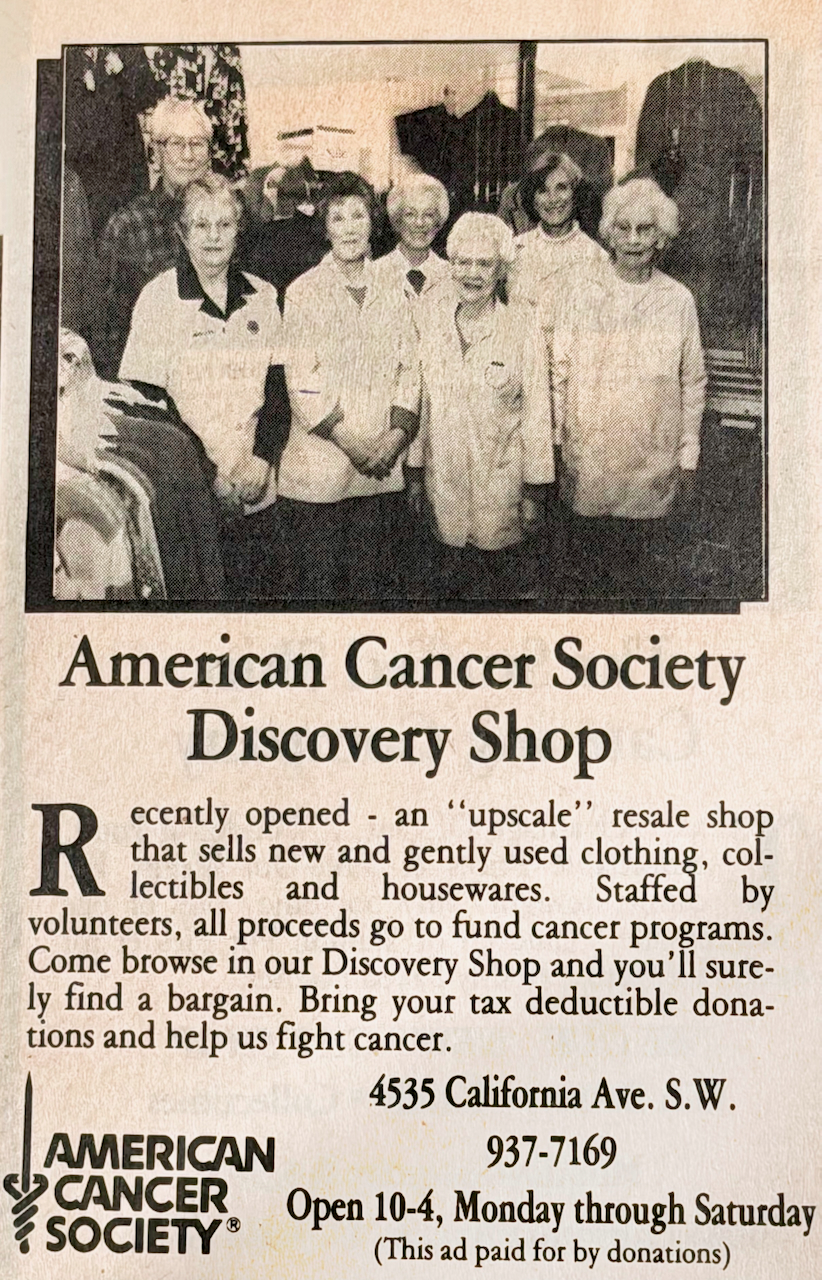 An ad from the Herald