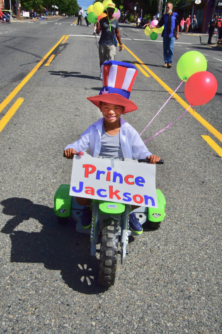 Prince Jackson was large and in charge. Photo by Patrick Robinson