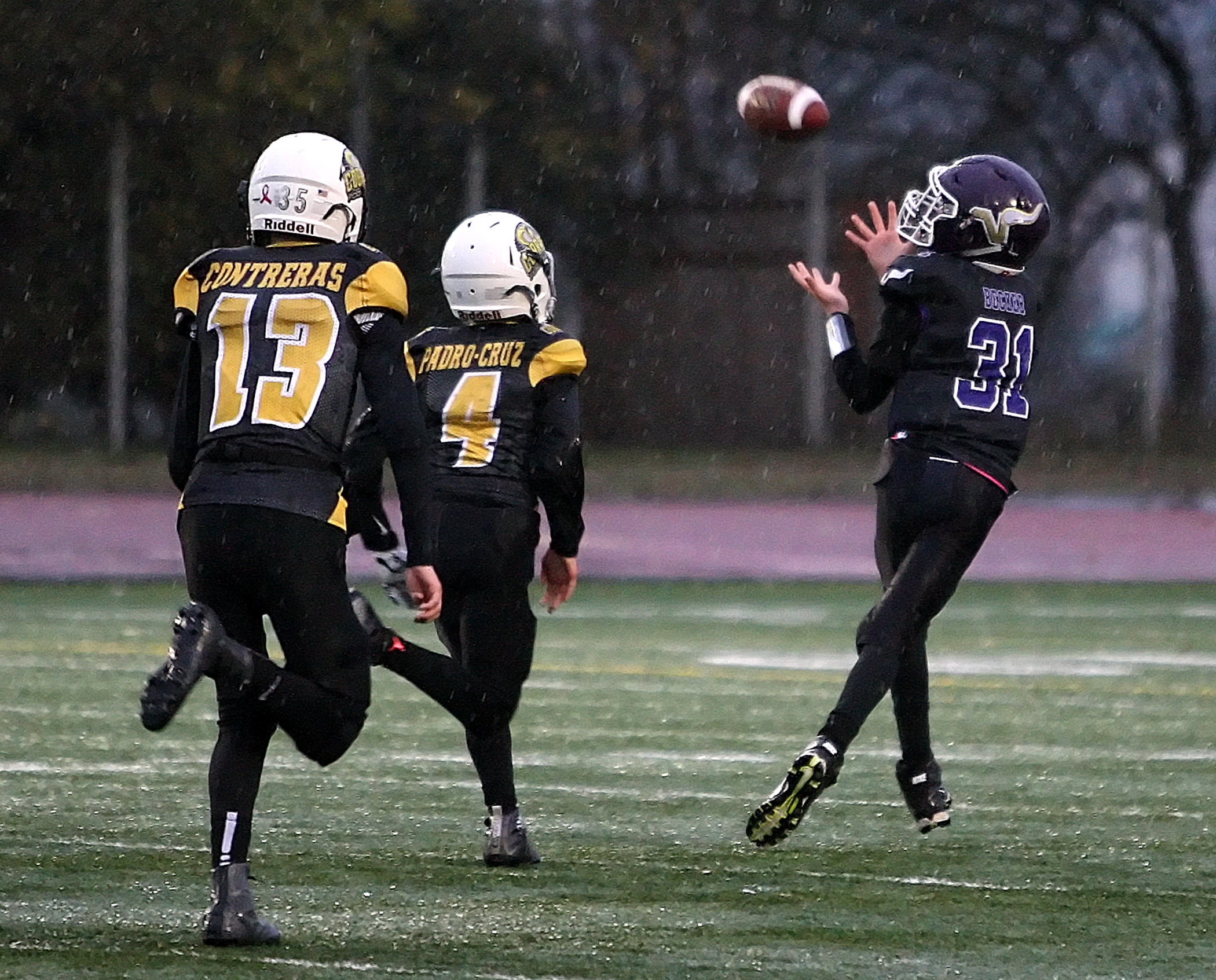 Lake Stevens Vikings and the Pasco Cobras. Final score was the Vikings 36, Cobras 0. Photo by Kurt Howard