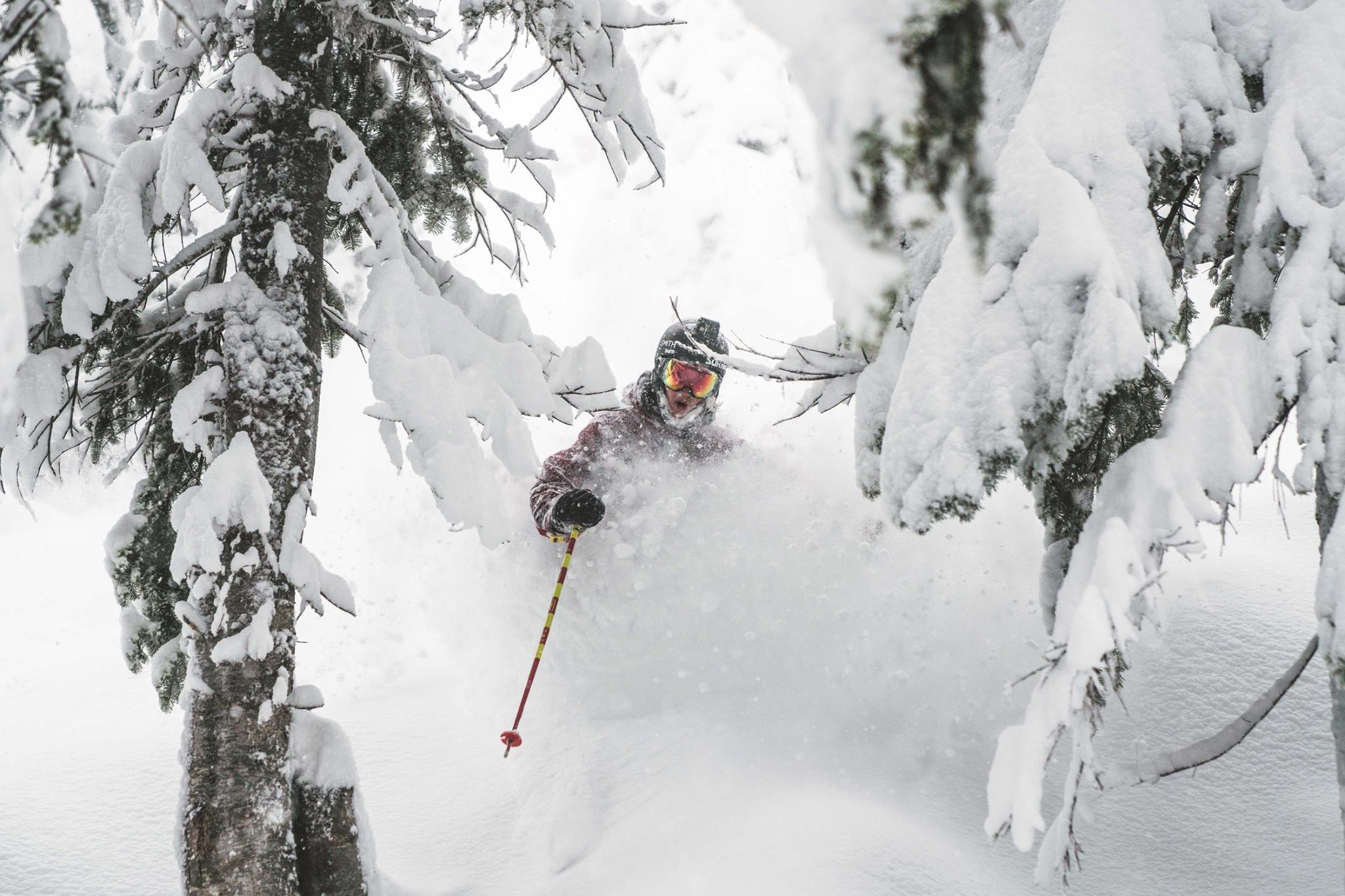 Stevens pass deep snow