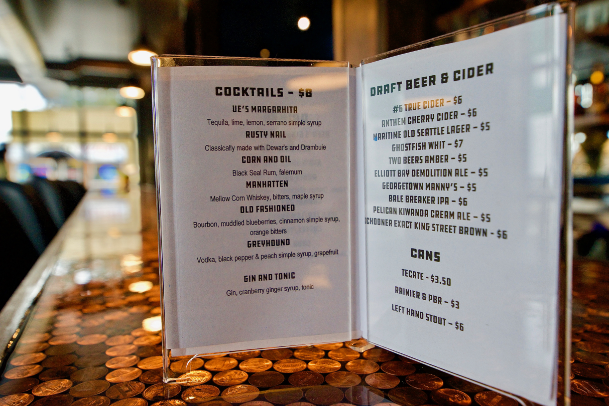 cocktail menu