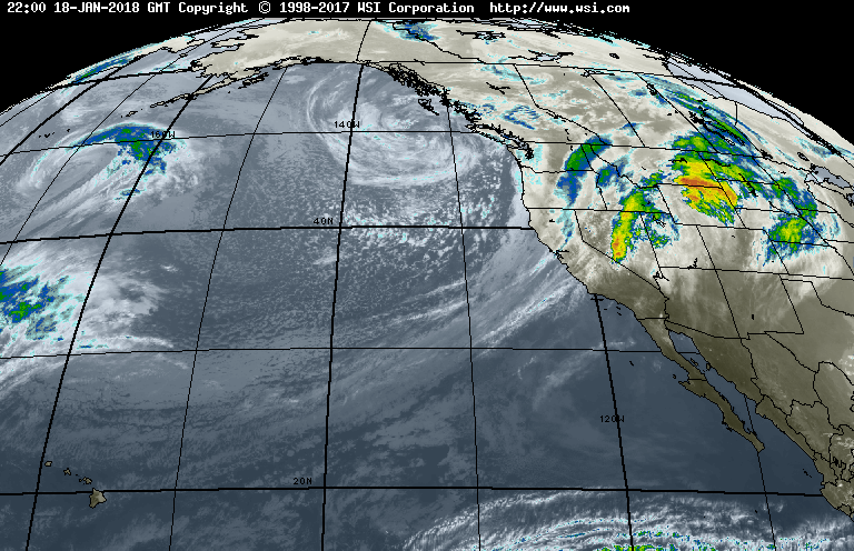 Intellicast Pacific Infared Satalite