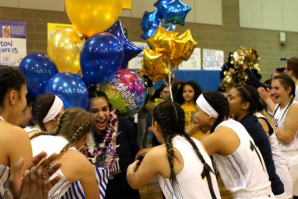 At their last regular season home game, West Seattle seniors were honored.