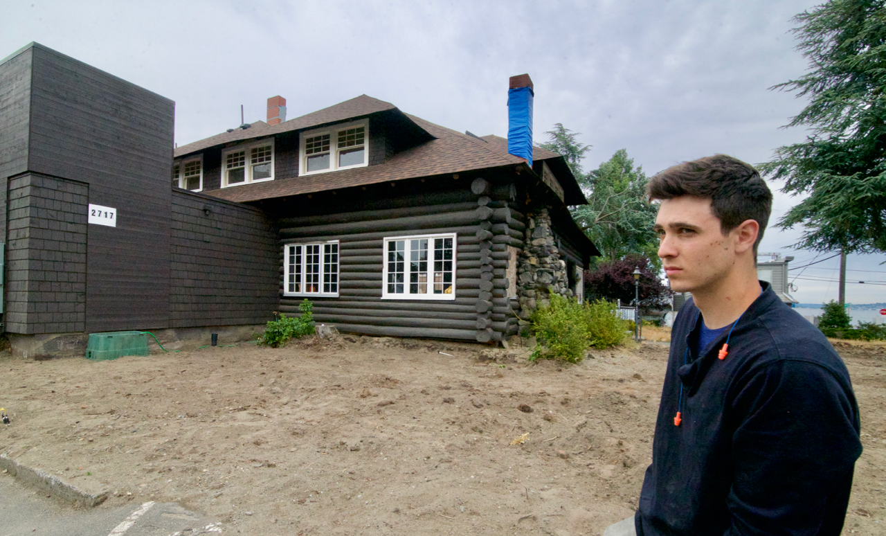 Matt Schilling is now the Project Manager for the restoration of the Homestead. Photo by Patrick Robinson