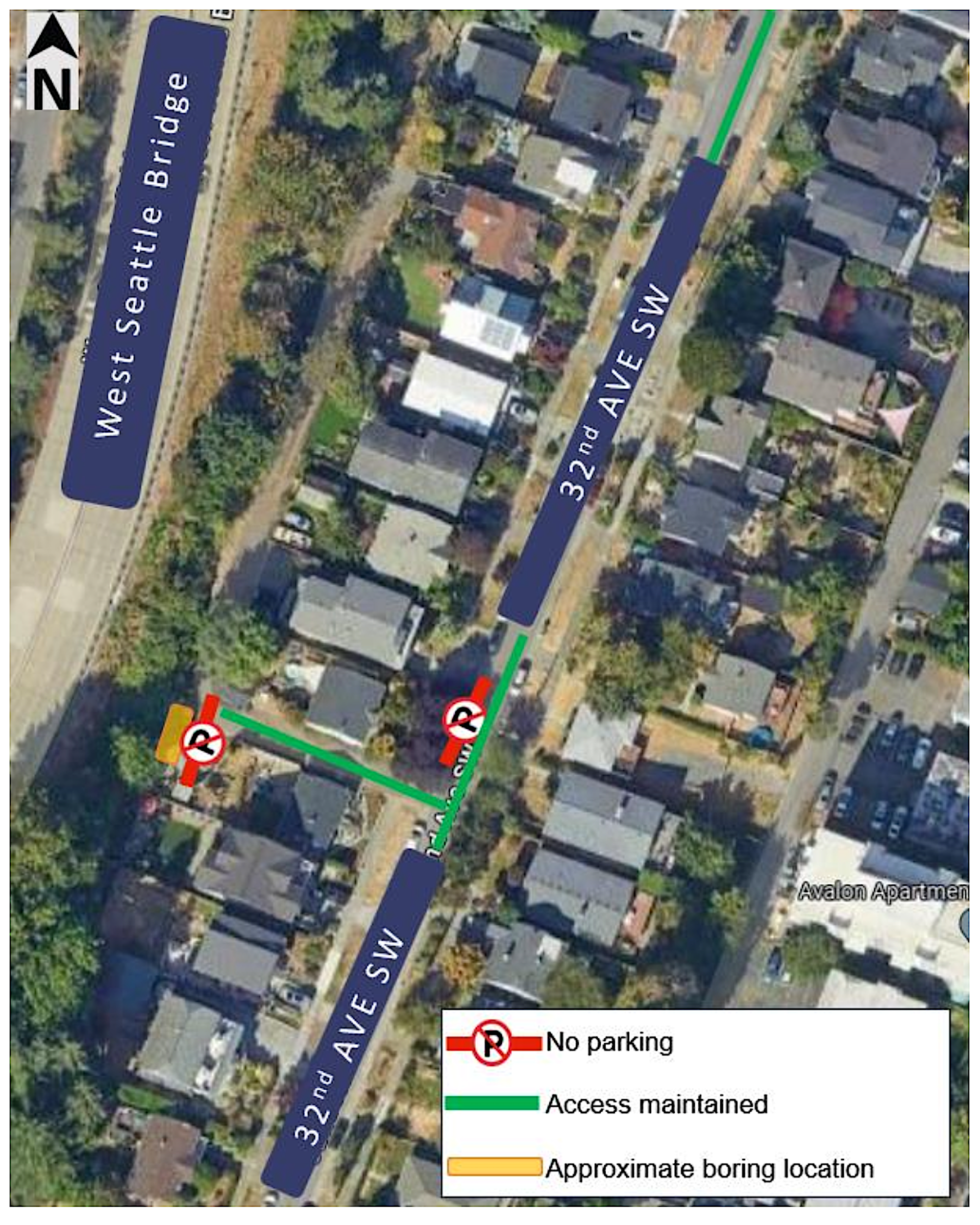 Geotechnical work for Sound Transit at 32nd Avenue SW