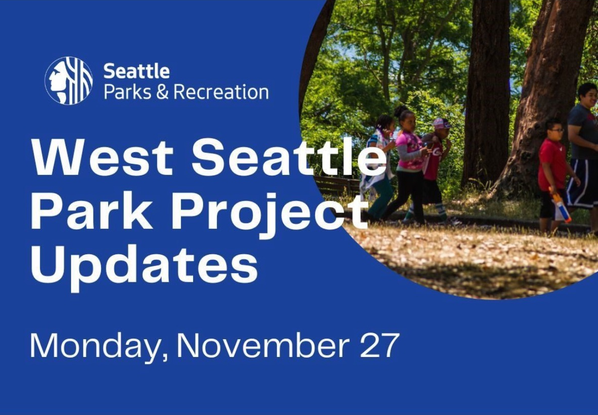 西雅图公园将于11月27日举行项目更新的公开Zoom会议