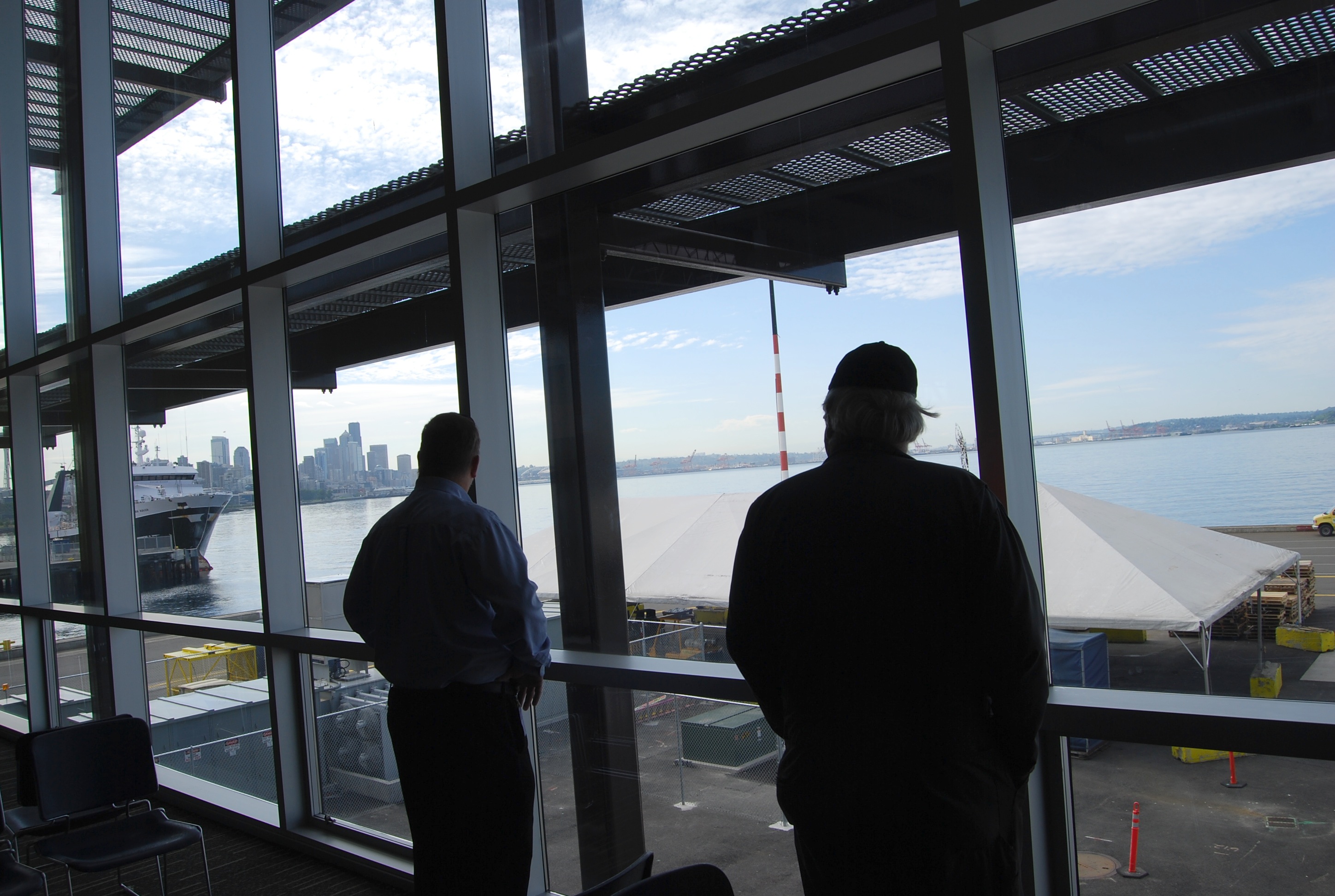 Industry representatives tour new cruise ship terminal | Westside Seattle