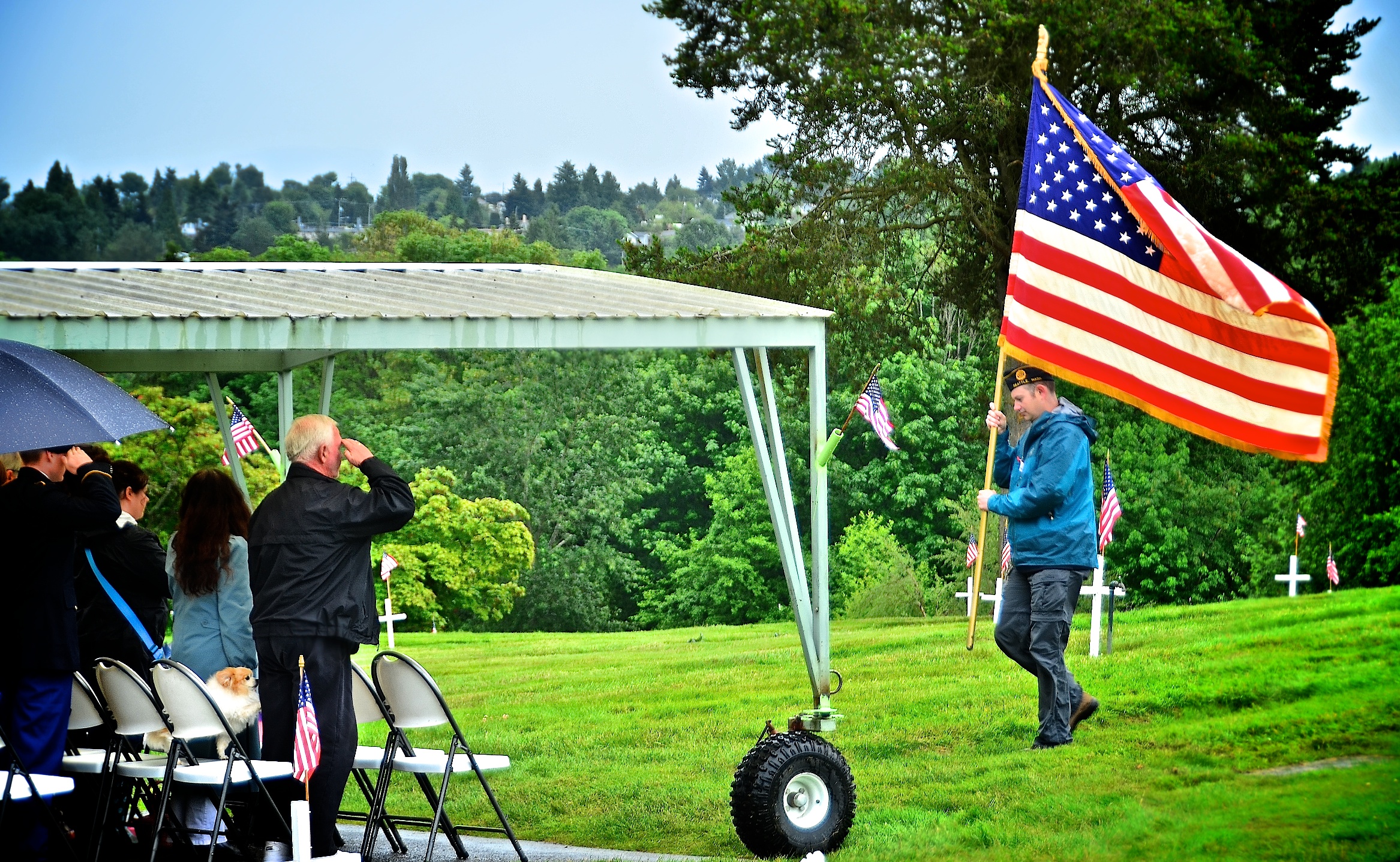 SLIDESHOW Memorial Day services at Forest Lawn Westside Seattle