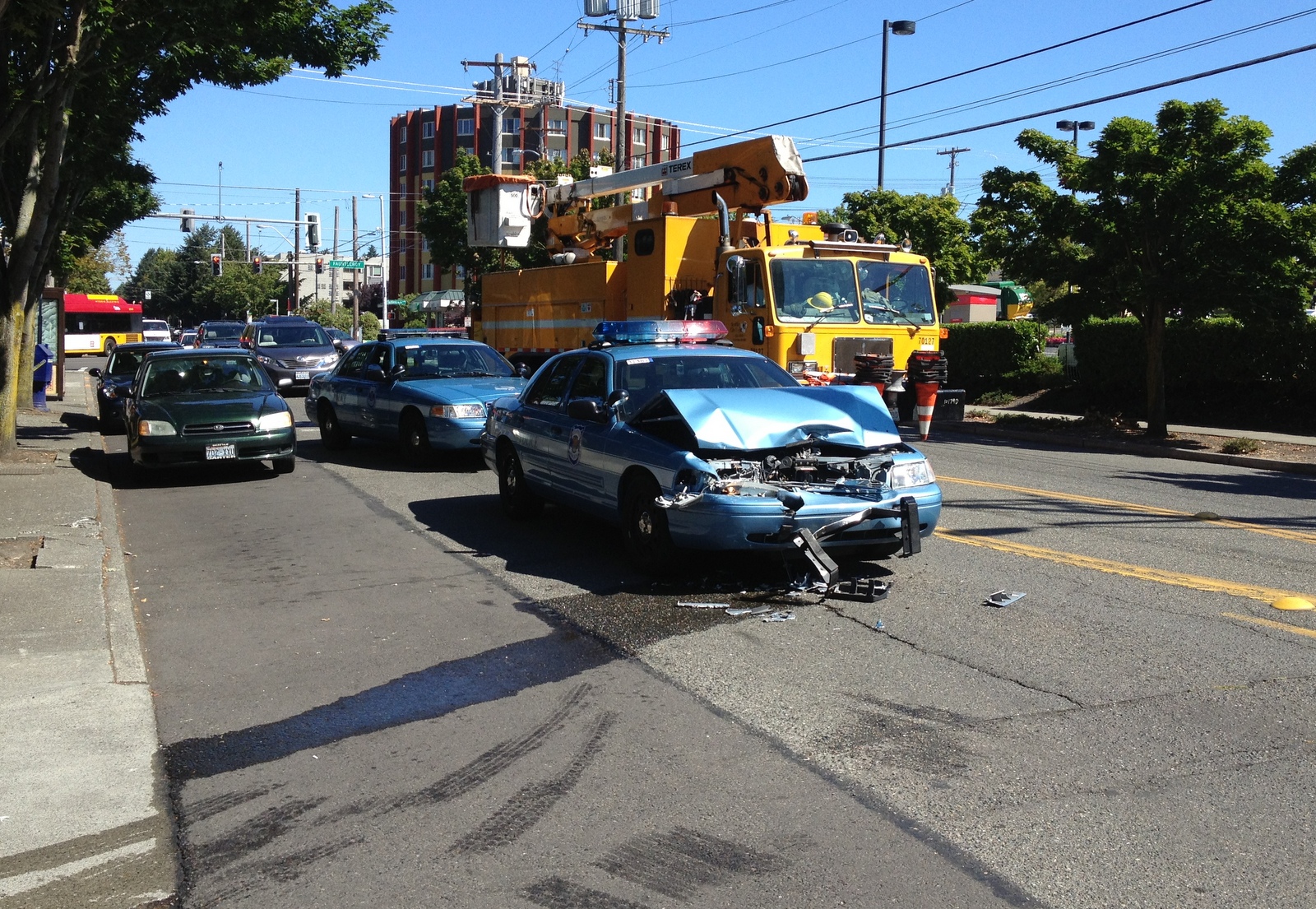 UPDATE: Suspect In Custody After Stealing Truck, Ramming Police Cruiser ...