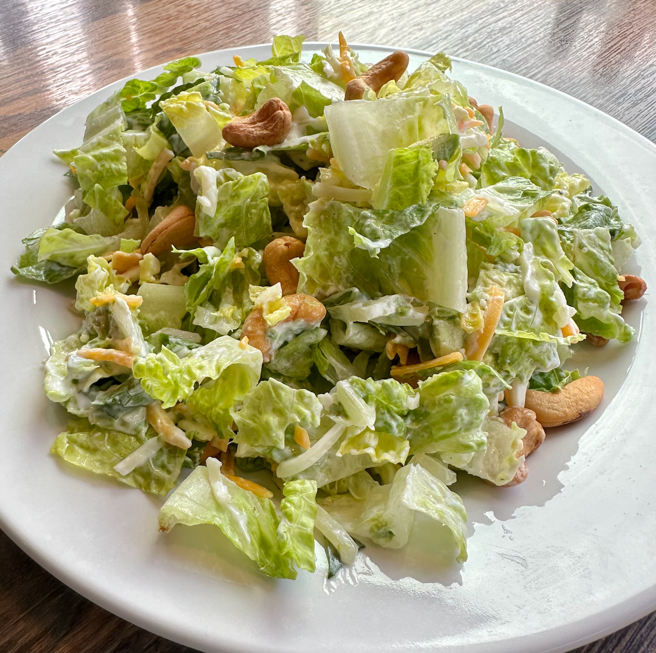 Chicken Cashew caesar salad