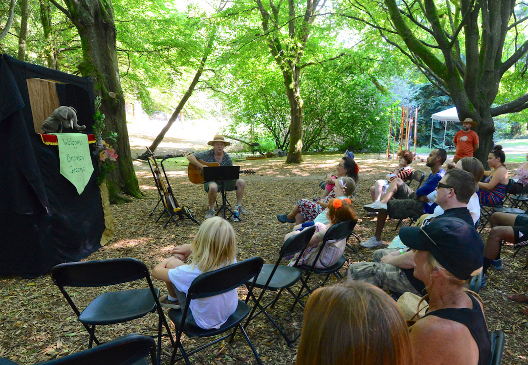 arts in nature at Camp Long