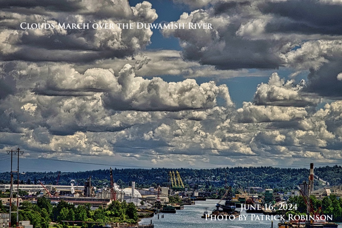 Clouds over the Duwamish