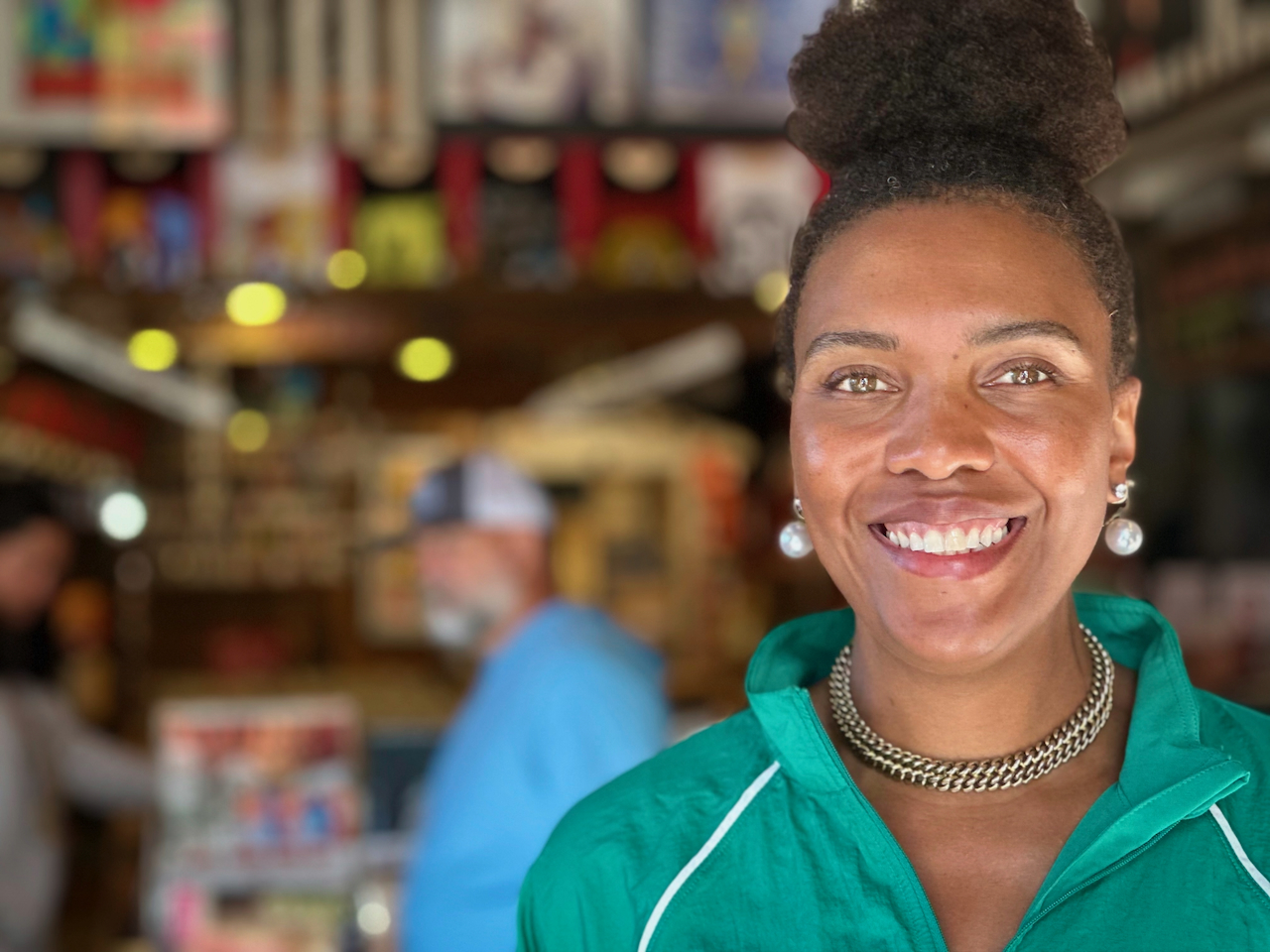 Kisha Vaughan at Easy Street Records