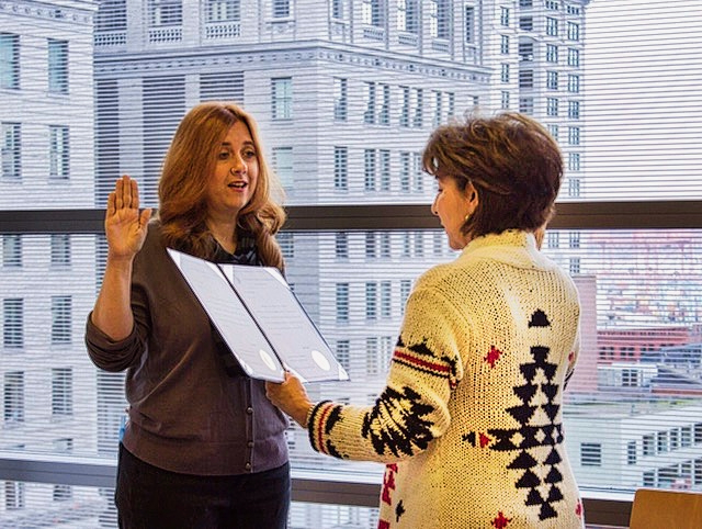 herbold sworn in