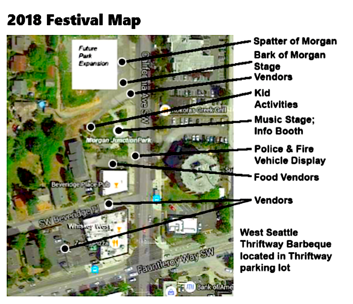 Morgan Junction Festival Map