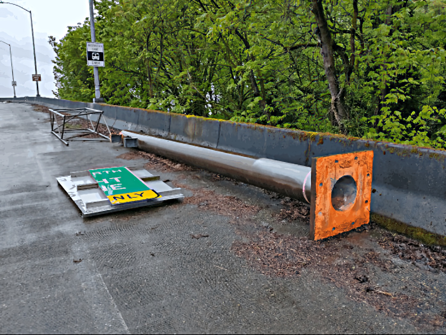 sign pole