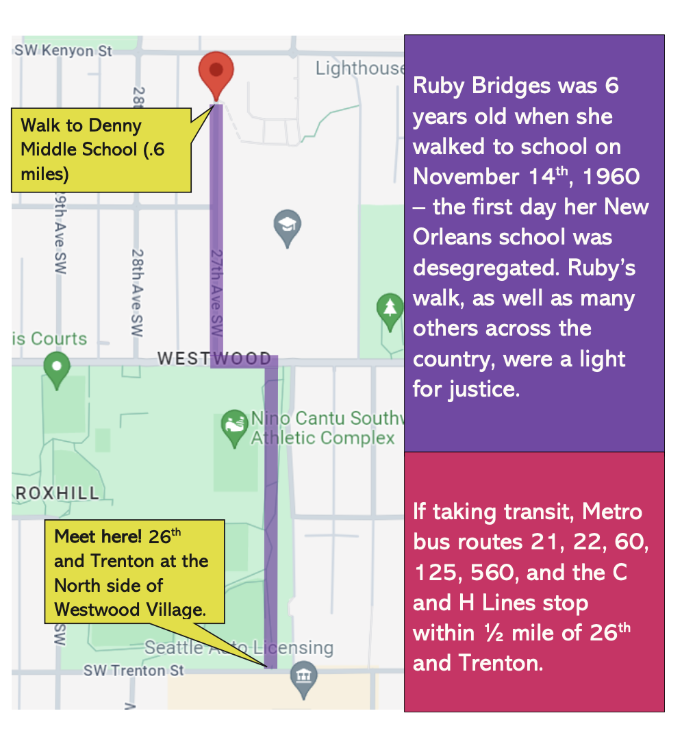 Ruby Bridges map