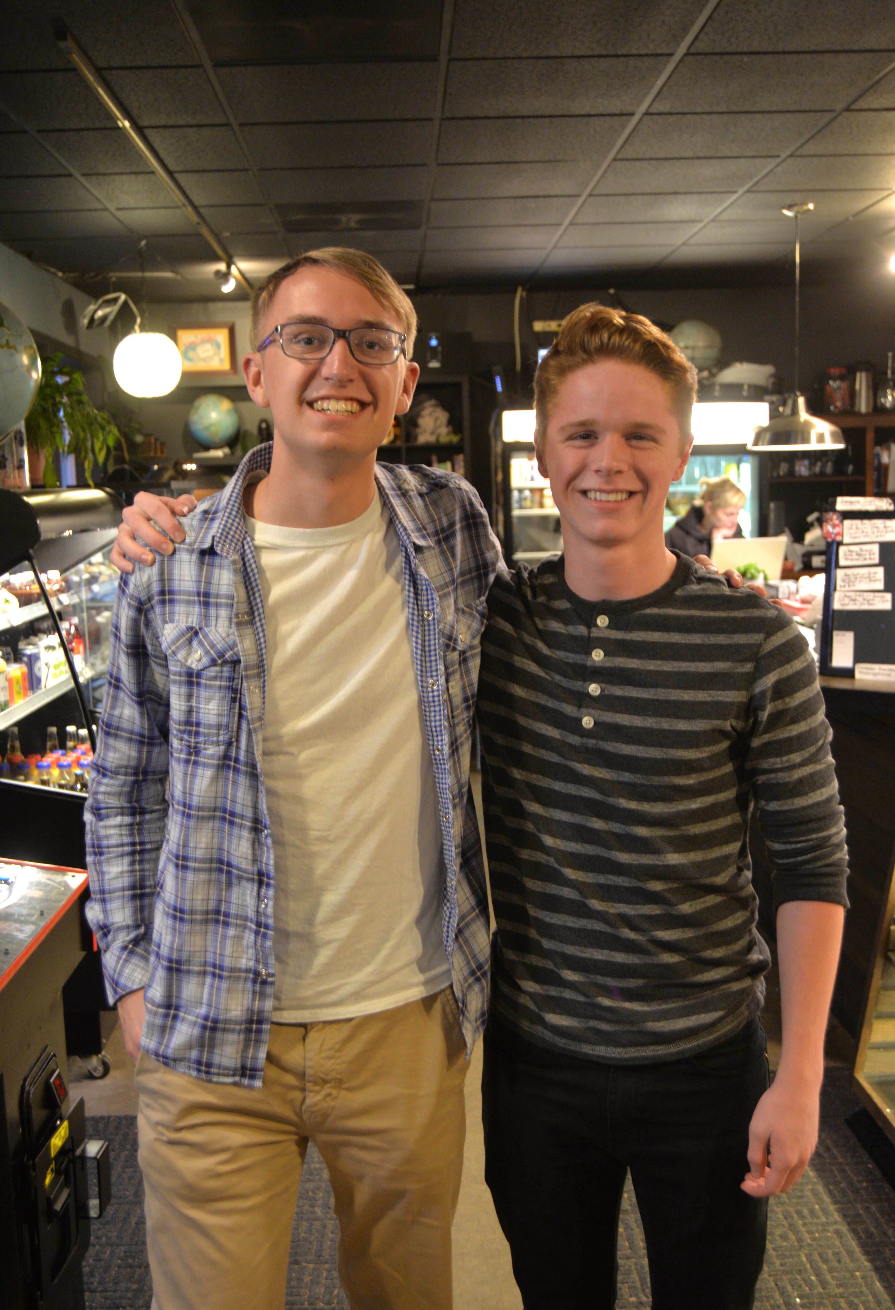 What started as a school project may turn into a claim to fame for West Seattle teens, Will Rasmussen, left, and Aidan Day.