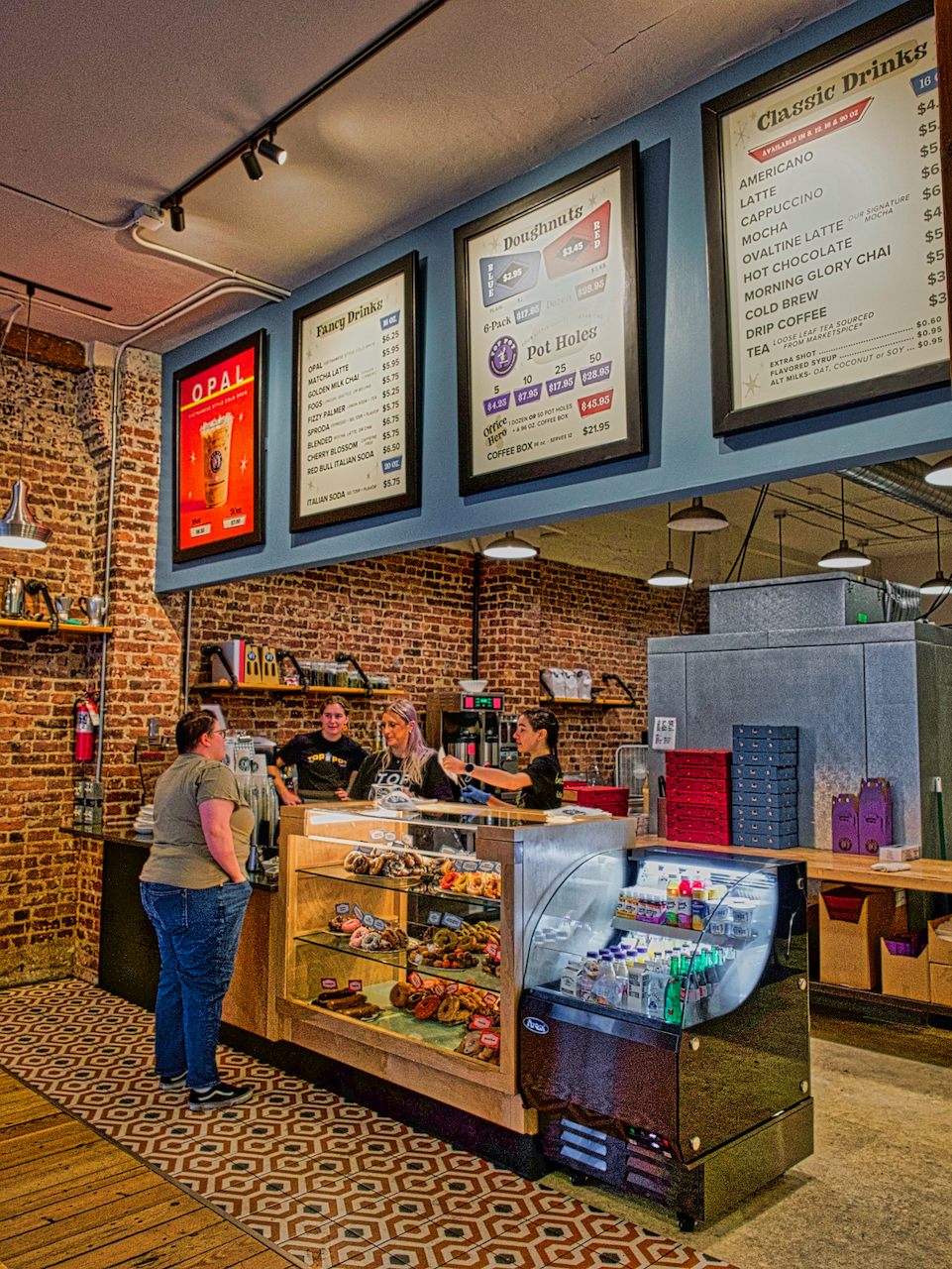 The interior of Top Pot