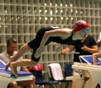 Kennedy Catholic's Vanessa Moffatt leaves her starting block in the 200 yard freestyle.