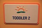 Each child care area is clearly marked. Photo by Patrick Robinson
