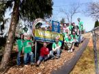 All the volunteers that worked on the 10th and Roxbury Welcome sign. Photo by Jared Sharp