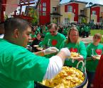 Beto Rangel nephew of Chemo Restaurant owner Martin Salinez served 600 people at the event. Photo by Patrick Robinson