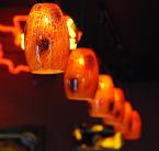 New lighting fixtures over the bar. Photo by Patrick Robinson