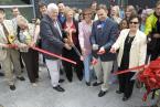 Ribbon was flying at the opening ceremonies for the Burien Town Square in June. Photo by Tony Miller. column03-2.jpg