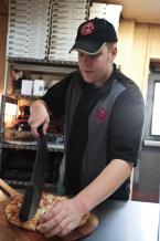 Evan Sargent -- Photo by Keith Daigle Red Star Pizza Driver Evan Sargent-1-2.jpg