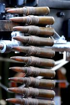 50 caliber machine gun bullets. Photo by Patrick Robinson MachineGunBullets.jpg