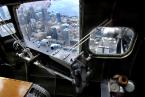 Looking at Downtown Seattle through B-17 window. Photo by Patrick Robinson outthewindow.jpg