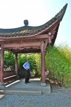 Architect Jim Dawson inside the original structure, the Song Mei Pavilion which will be dismantled. Photo by Patrick Robinson DSC_6926.jpg