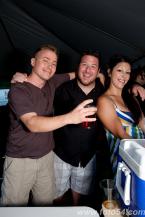 Mica Simms from Big Al’s Brewing in White Center is flanked by Jason Goetz and Melissa McCaslin.