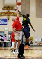 Center jump to start the game.