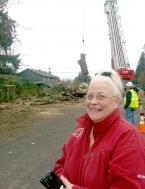 Karen Reis is glad the big tree is gone.
