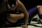 Bulldogs' wrestler, sophomore, Frank Leuga, got pinned 43 seconds into the first  round by a state quality wrestler named James Garcia, and, this was the fall time.