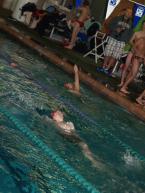 The Lancers' Nick Boyle, in the backstroke.