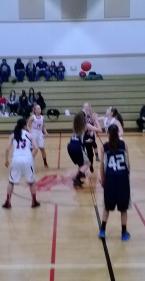 Opening tip off of SCS vs. Auburn Adventist.