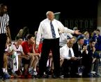 Kennedy Catholic coach Don Hoffman isn't happy with what's happening on the court.
