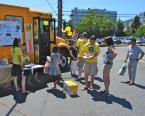 There was a large group of volunteers on site. Photo by Patrick Robinson