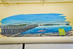 A mural of the Faunteroy Ferry terminal. Photo by David Rosen