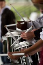 The Sealth marching band was in fine form as usual. Photo by Greg McCorkle