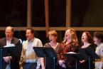 Men and women of the chancel choir sing 'Unexpected, Unpredictable,' from the 'Wonder' cantata composed by Fauntleroy music director Bronwyn Edwards. Photo by Ben Ackers