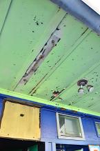 Peeling paint and chunks missing didn't help. Photo by Patrick Robinson