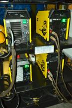 Once fully ordered and deployed there will be approximately 48 of these welding units, each costing $5000 on site. Photo by Patrick Robinson