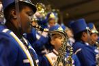 The West Seattle Band plays at a game against Washington High School at the SWAC. Photo by Paul Moseley