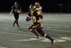 West Seattle receiver John Ursino runs in a game against Highline. Photo by Paul Moseley