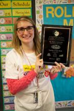 Taylor Schneider was named Teacher of the Week by Star 101.5. Photo by David Rosen