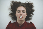 Photo of Amanda Knox by Dawndra Budd. Part of a series called The Reds.
